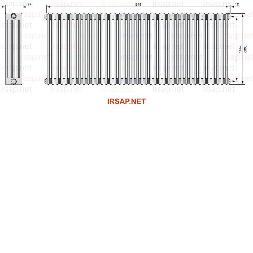 Радиатор IRSAP Tesi 52000/41 T30 CL 01